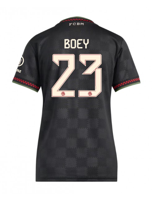 Bayern Munich Sacha Boey #23 Replika Tredje Kläder Dam 2025-26 Kortärmad Bayern Munich Sacha Boey #23 Replika Tredje Kläder Dam 2025-26 Kortärmad